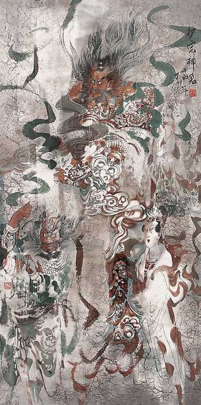 关玉良 人物 镜心